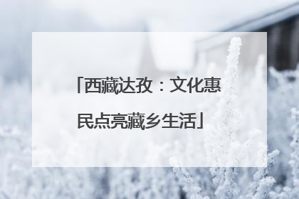 西藏达孜：文化惠民点亮藏乡生活